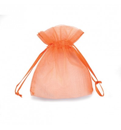 UL550DLL-OX5AR Buste c/laccio 16x16+9 ARANCIO organza