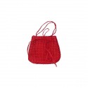 /SB5-RO Borsetta raffia ROSSO