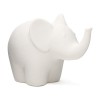 /L18103 Elefante porta anelli h12 cer. BIANCO c/scat.