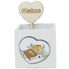 0230704 Vaso x piantina 7x7x6,5h c/tag lgn cuore CALICE