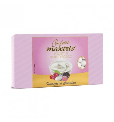 MAXYOG Confetti YOGURT FRUTTI DI BOSCO ciocomandorla maxtris BIANCO