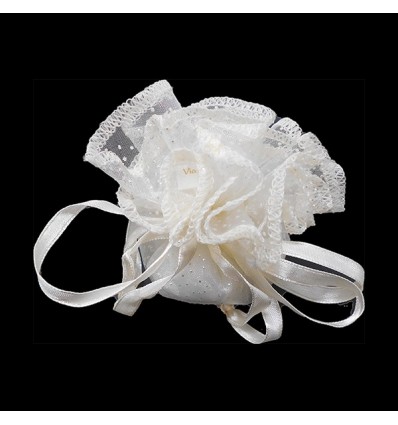 MV1702-A Centrino d22 c/tir. organza PANNA