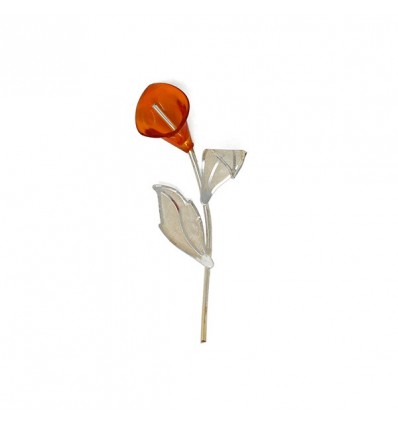 /ART.Z11 Ramo calla+2fgl cm12 ARANCIO