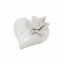 /875x054 Profum.cuore schiacc. bianco+fiore grigio porc. c/scat