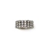 /1018291 Anello 3file strass