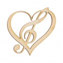 1130060 Applic. CUORE MUSICALE cm4,7x3,7 legno