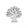 1130345 Applic. ALBERO DELLA VITA mini cm3 BIANCO legno