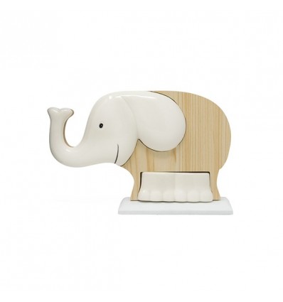 /1203004 Elefante lgn/cer. 13x9h BIANCO