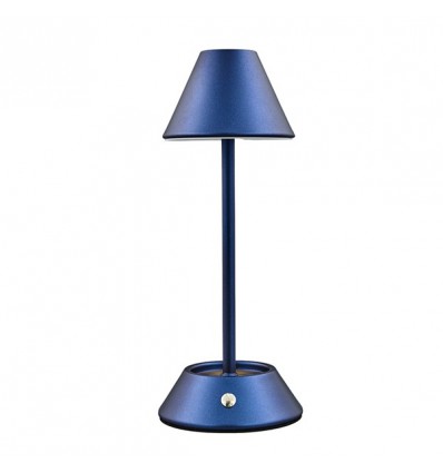 1356012 Lampada touch h26,5 cono bassa BLU