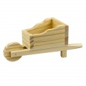 1322009 Carretto una ruota picc. 16x7x7,5h legno