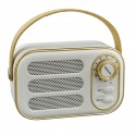 1394006 Radio retro' bluetooth 8x12x6 BIANCO