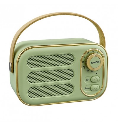 1394008 Radio retro' bluetooth 8x12x6 VERDE