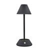 1356014 Lampada touch h26,5 cono bassa NERA