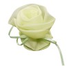 /2200-V Rosa grande VERDE georgette semiconfez.