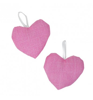 /1443/27-R Cuore p.confetti imbott. 11x11 juta ROSA