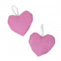 /1443/27-R Cuore p.confetti imbott. 11x11 juta ROSA