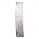 /5432.1015.01 Nastro macrame' mm15x10mt ARGENTO