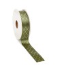 /3330.2025.66 N.raso mm25x20mt VERDE rombi oro