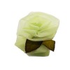 /2436-V Foulard 49x49 a rosa georgette VERDE semiconfez.