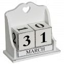 /TB 1505b Calendario legno cm11x5,5x11,5h CUORE forato