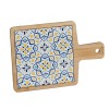 TB 1663 Tagliere bamboo+ceramica cm17x24