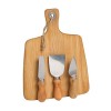 TB 1675 Tagliere bamboo cm26x19 c/3 coltellini