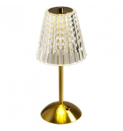 TB 17100 Lamp. touch Led 3colori d.12,5x30h cupola diamant..