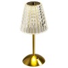 TB 17100 Lamp. touch Led 3colori d.12,5x30h cupola diamant..