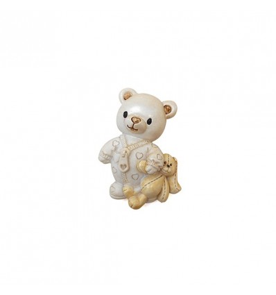 /QLUX15154 Magnete orsetto Bear resina AVORIO/BEIGE