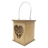 /QLUX18158 Lanterna lgn 17x17x21h cuore c/albero vita