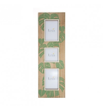 /QLUX18189 Cornice lgn 3F 19x60 foglia VERDE (15x10+10x10)