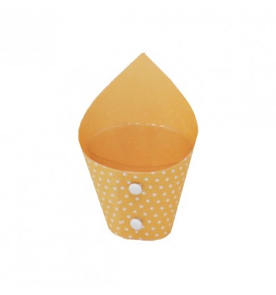 /CONF10/OR Cono confettata picc. d4,5x11h ARANCIO