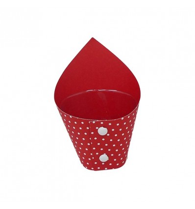 /CONF10/RED Cono confettata picc. d4,5x11h ROSSO