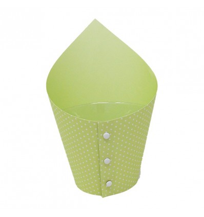 /CONF11/GR Cono confettata gde d10,5x23h VERDE