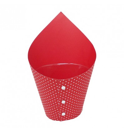 /CONF11/RED Cono confettata gde d10,5x23h ROSSO