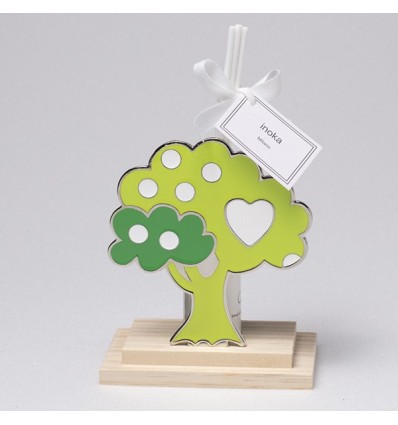 /PF3/104 Profum.base legno h11 ALBERO verde met.c/ess.c/ast+sacch.