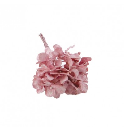 31105/PK Ram.3fiori ortensia carta ROSA