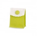 /71902 Pochette 6x3,5x7h c/bottone VERDE