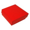 BOX34-RS Scatola cartone 10x10x4,5 ROSSA