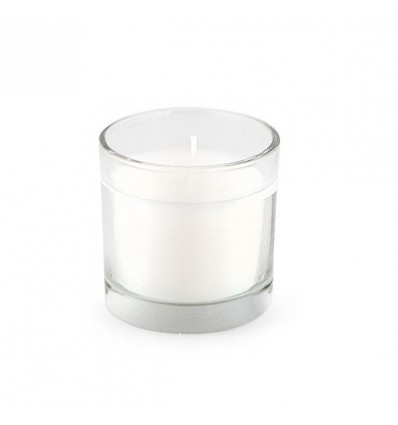 /23886 Box 4 vasetti 5x5h candele BIANCHE