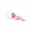 /28647 Cono h15 c/palloncini ROSA