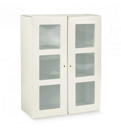 /17298 Credenza 30,5x13x41 MAT.BIANCO