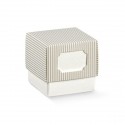 /17452C Cubo f+c 5x5x5 c/finestra bianco/millerigh.TORTORA