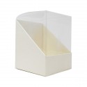 14691C Scatola DUO 9x9x11 PELLE BIANCO (PAP 21+P)