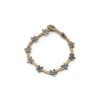 /BR259 Bracciale corda c/STELLINE