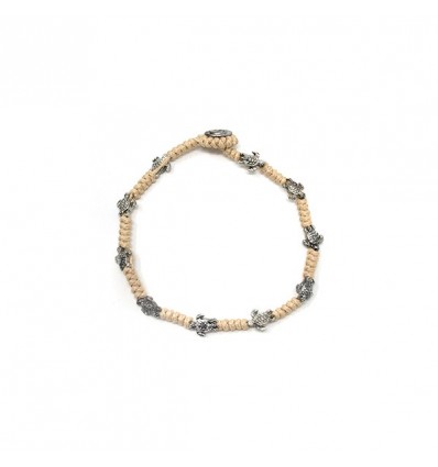 /BR256 Bracciale corda c/TARTARUGHE