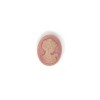 /B231-20 Conf. 6pz spilla cameo 3X3,5 ROSA ANTICO