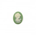 /B231-23 Conf. 6pz spilla cameo 3X3,5 SALVIA