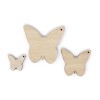 /N036-00 Conf. 28pz FARFALLE legno 3 mis. ass.