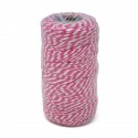 /2833-12 Cord.bicolore mm2x100mt FUXIA/BIANCO